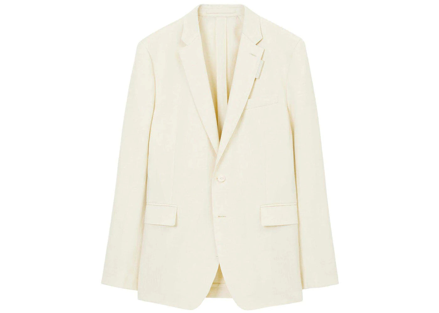 Burberry Classic Lapels Single Breasted Blazer White
