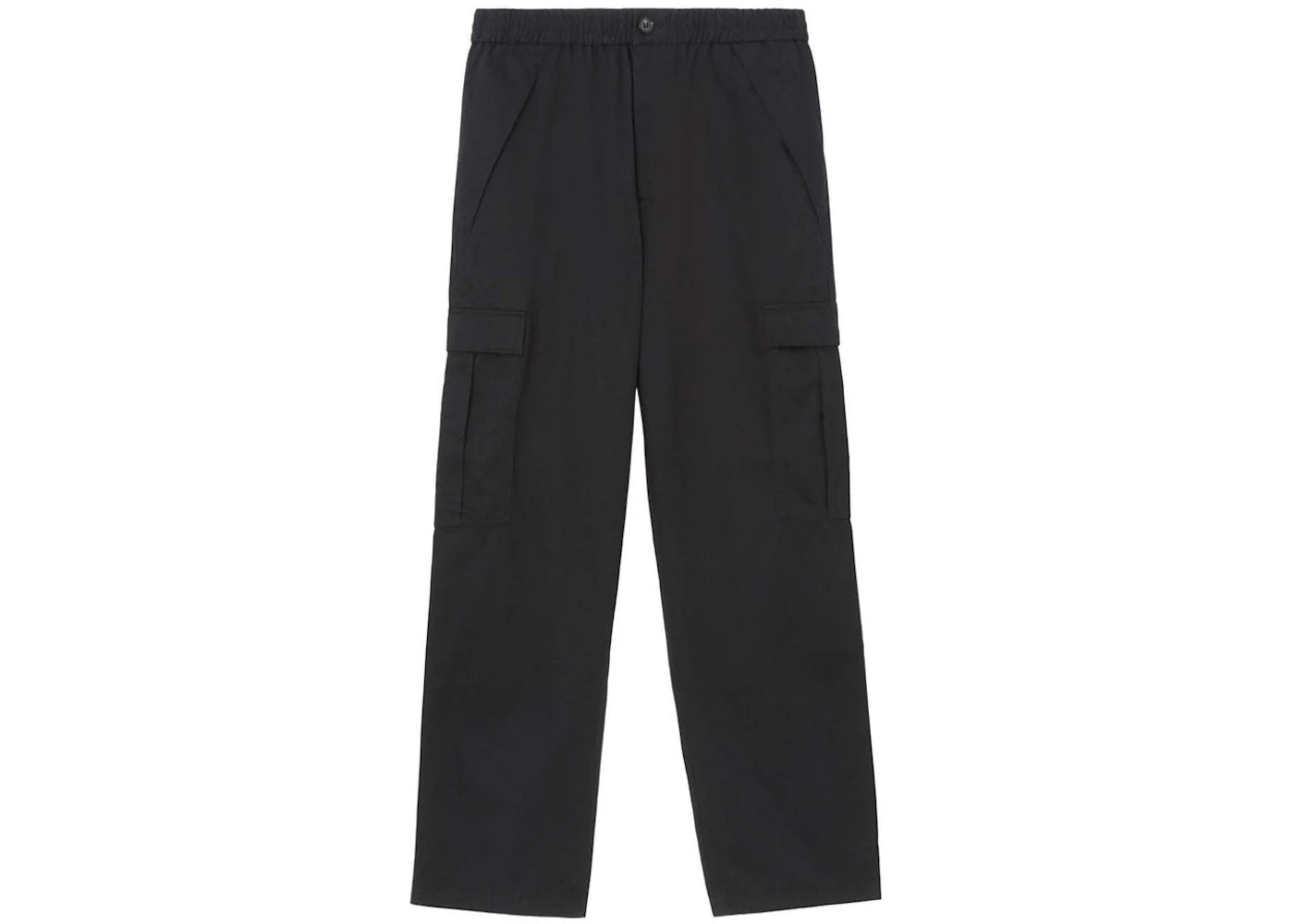 Burberry Elasticated Waistband Cargo Pants Black
