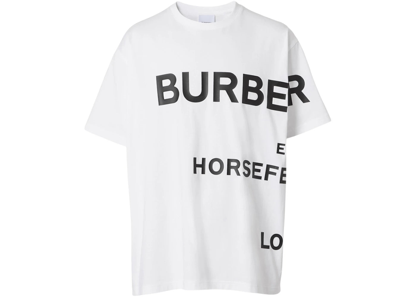 Burberry Horseferry Print Cotton T-shirt White/Black