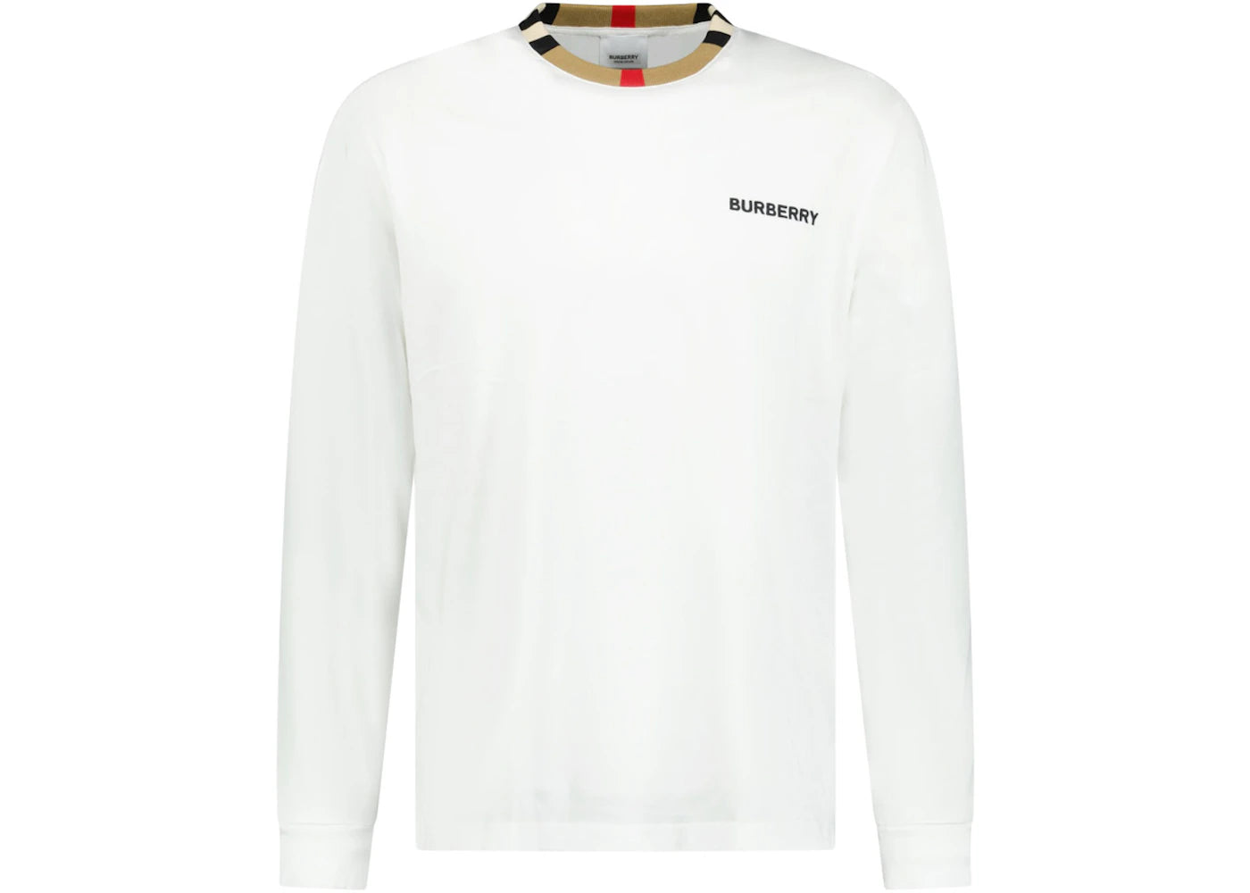 Burberry Long Sleeve Icon T-shirt White