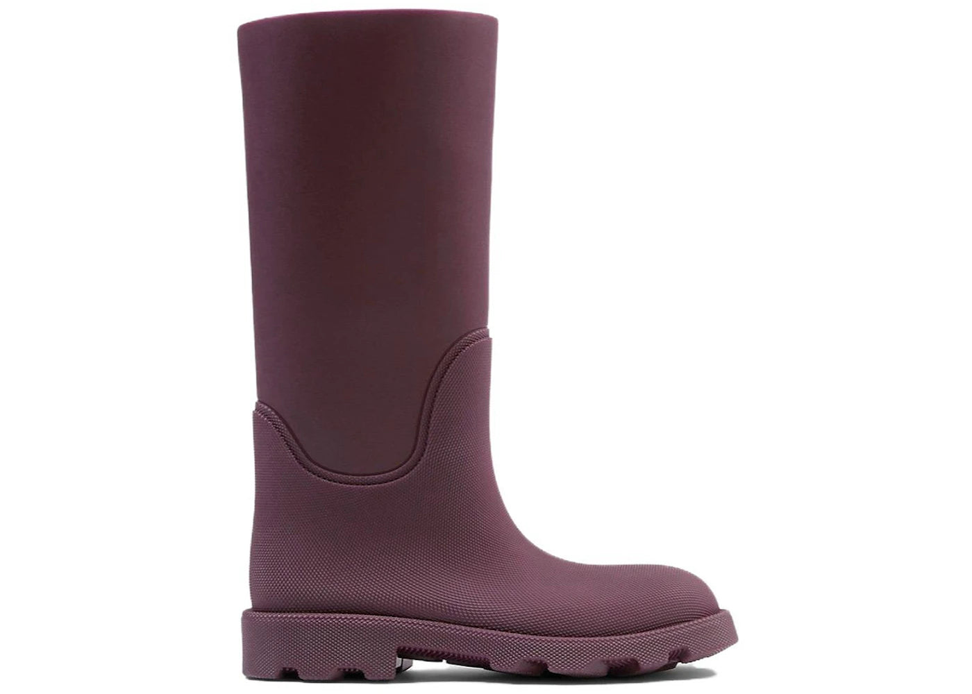 Burberry Marsh Rain High Boots Plum