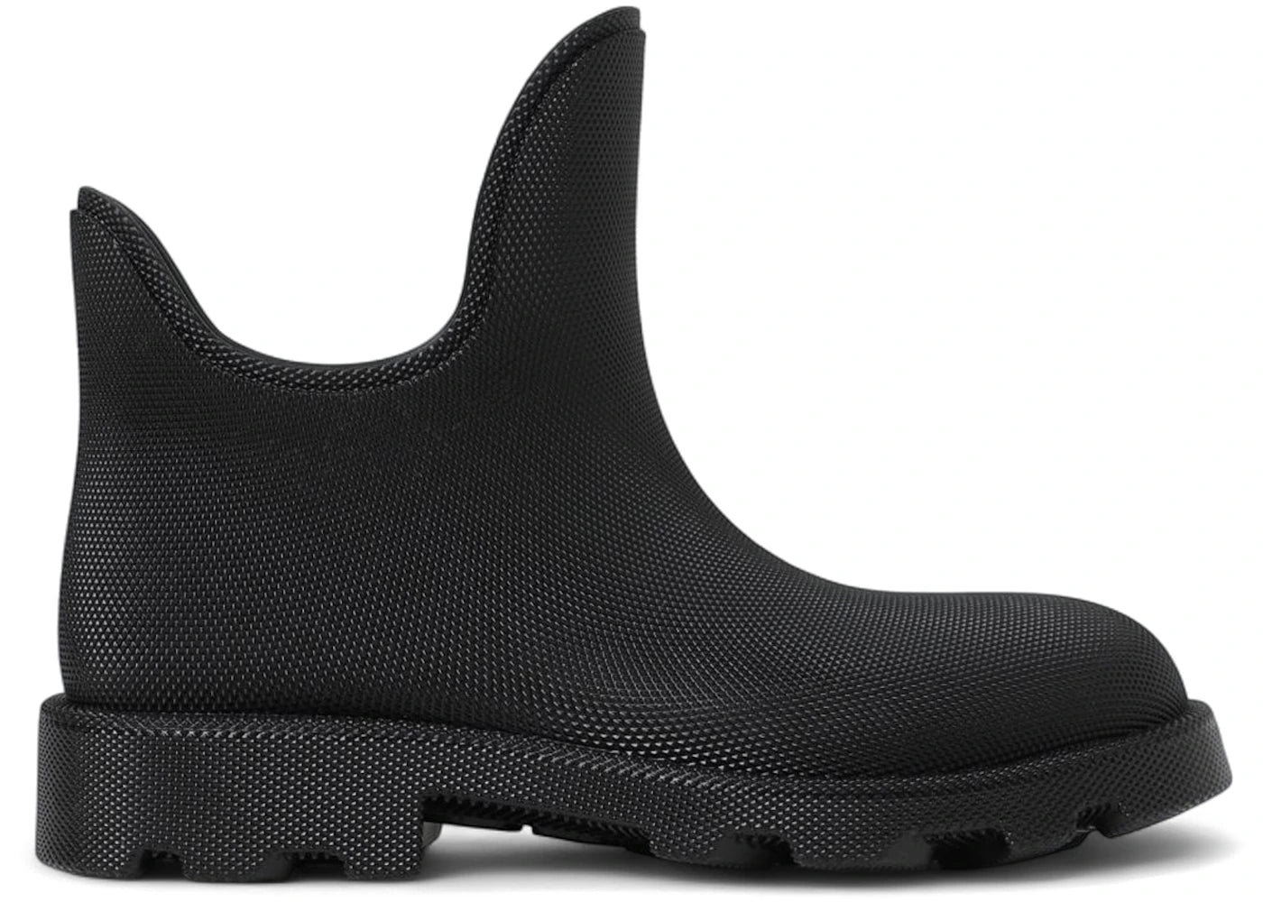 Burberry Marsh Round-Toe Ankle Boots Black