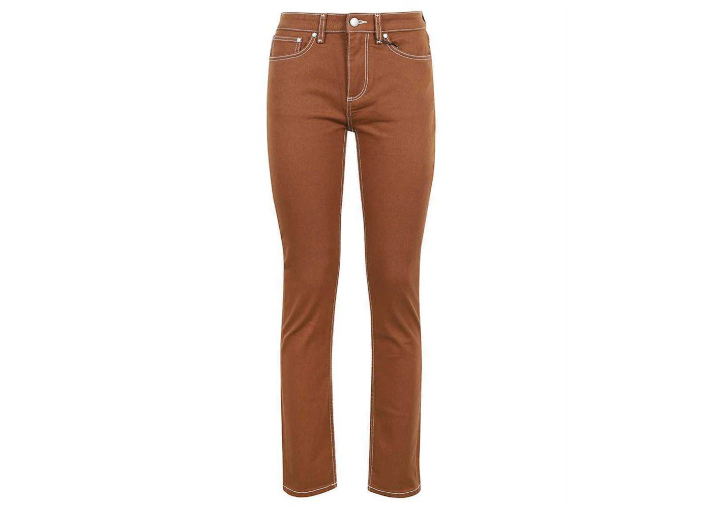 Burberry Mid-Rise Skinny Jeans Warm Walnut Brown