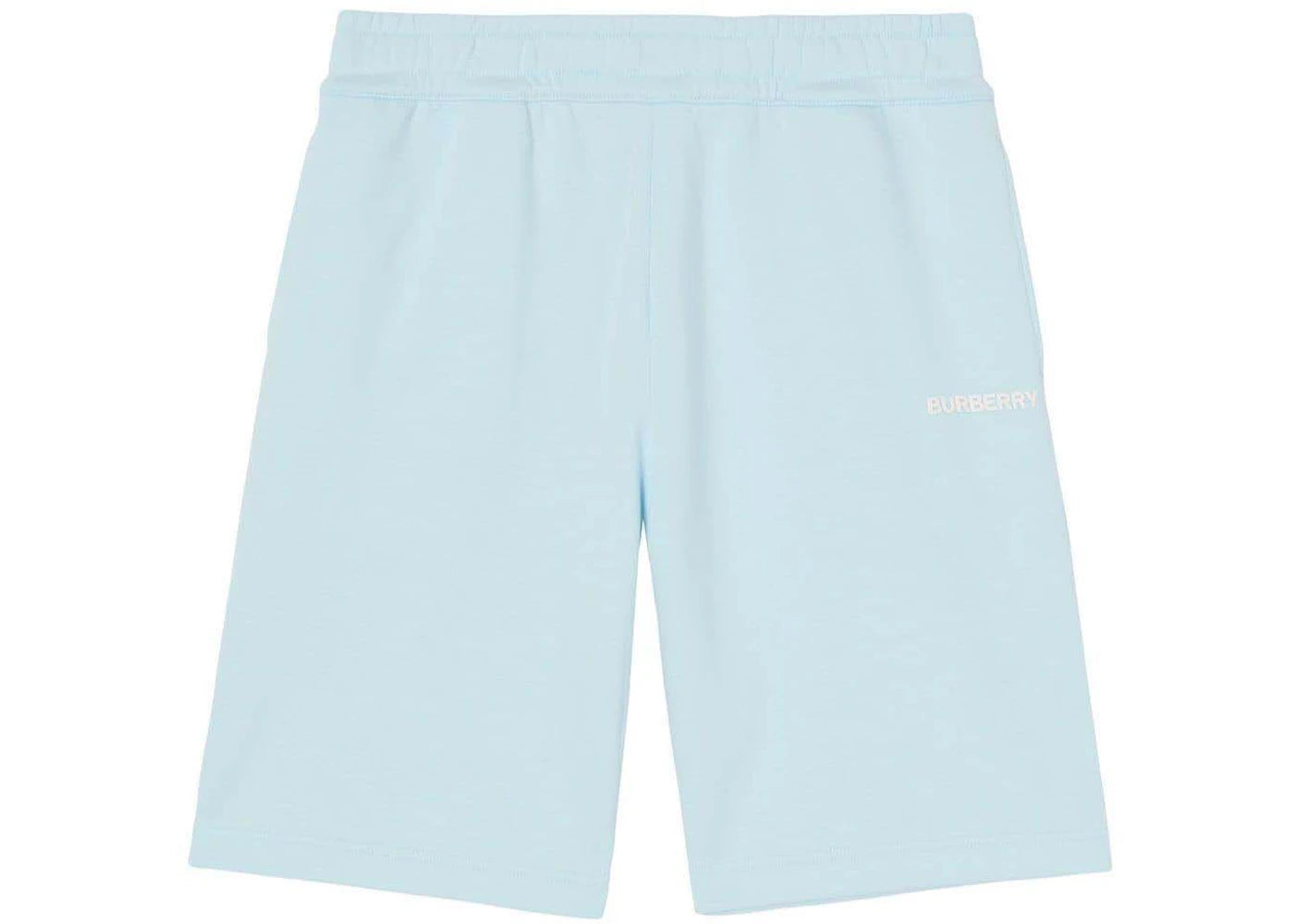 Burberry Organic Cotton Logo Shorts Pale Blue
