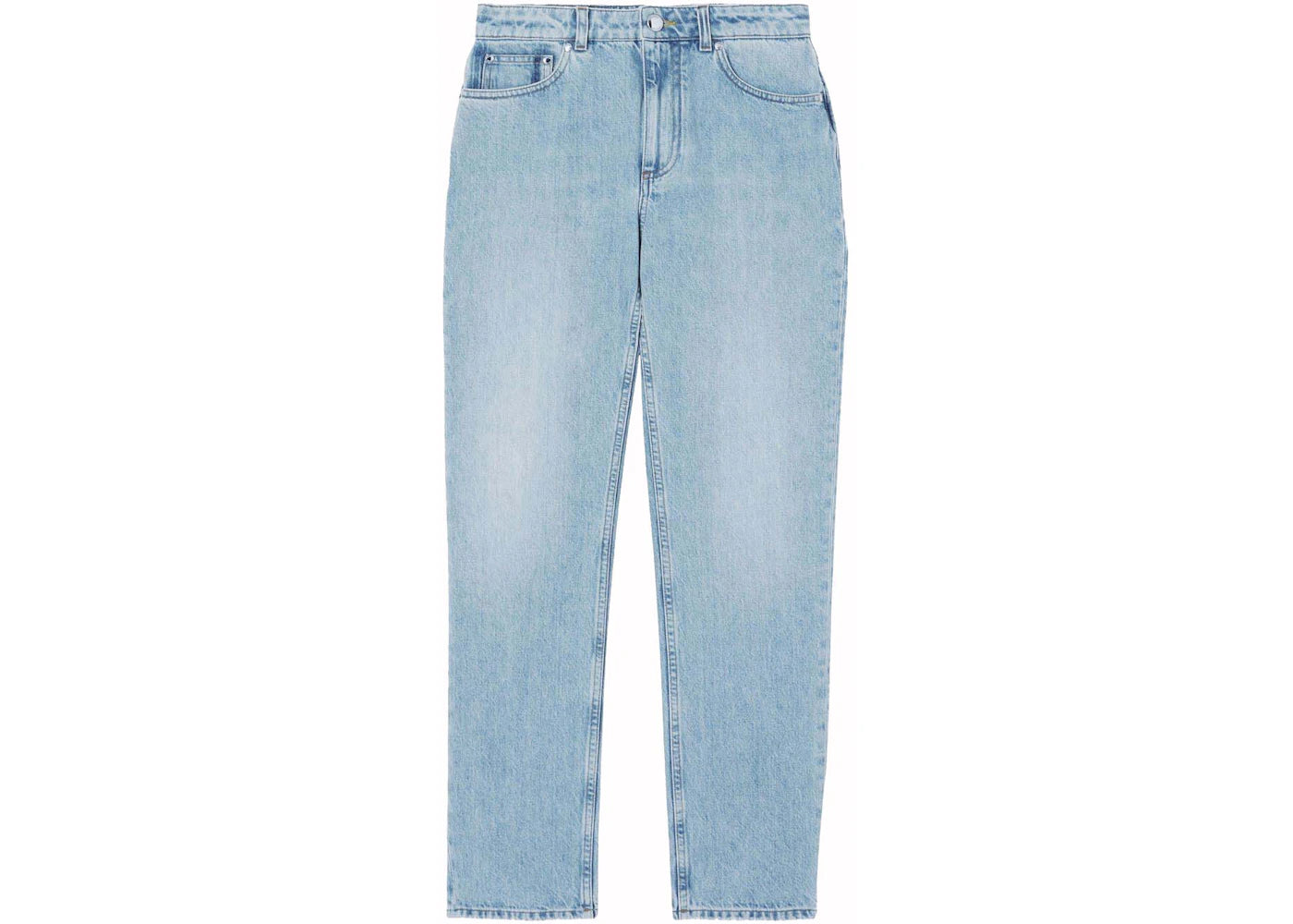 Burberry Pocket Detail Straight Leg Jeans Blue