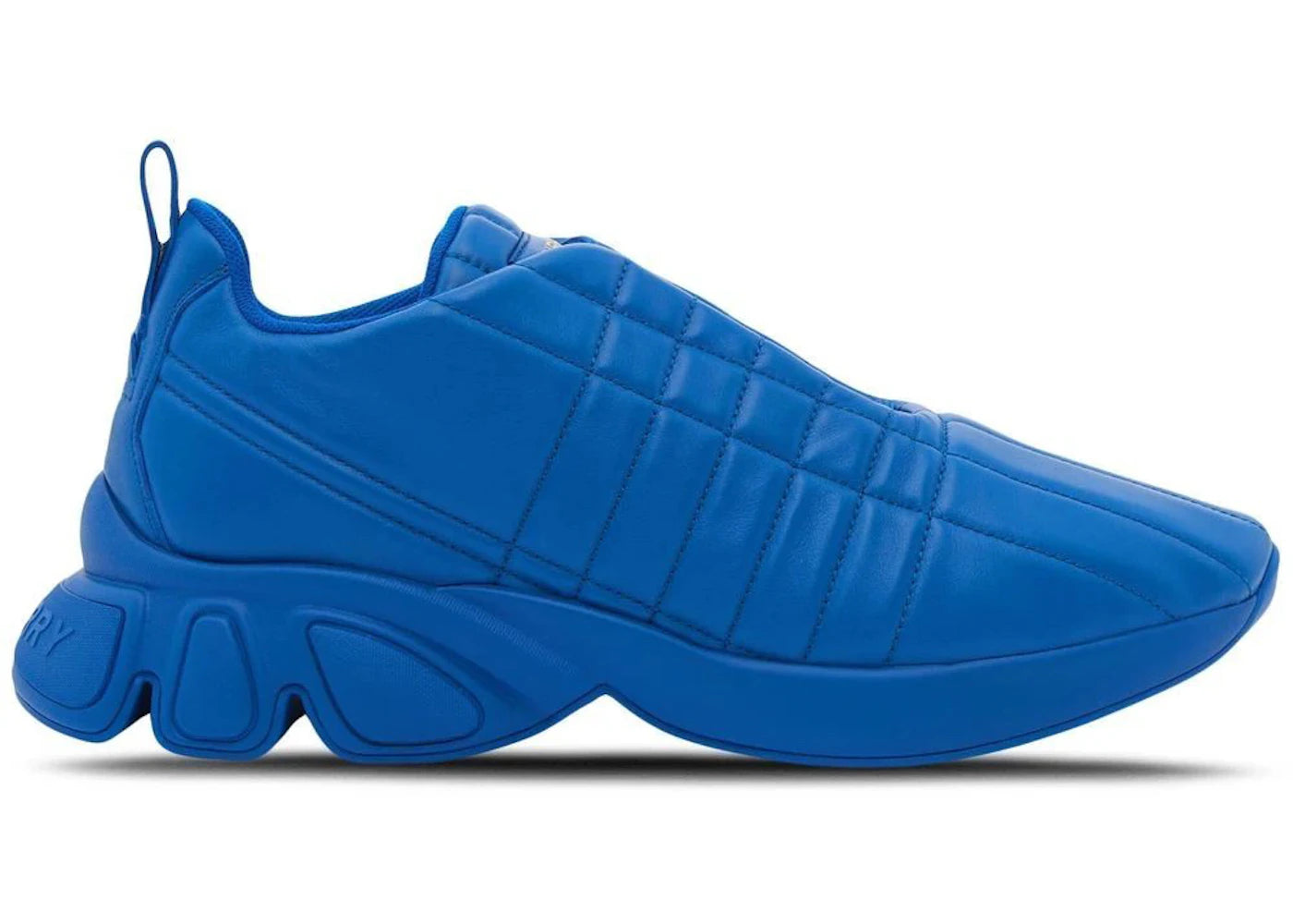 Burberry Quilted Leather Classic Trainer Blue