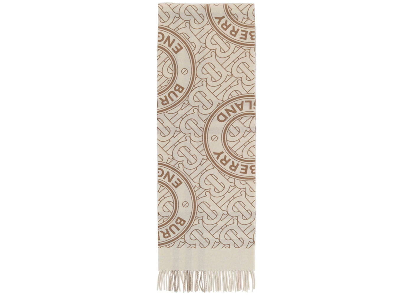 Burberry Reversible Cashmere Scarf White