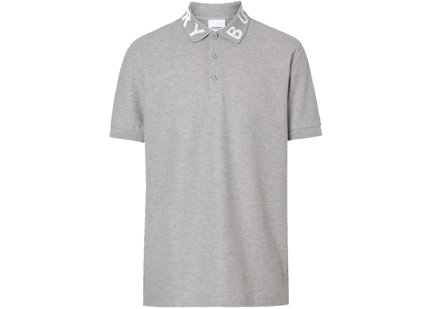 Burberry Ryland Collar Logo Polo Grey