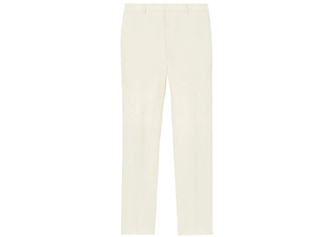 Burberry Slim-Cut Tailored Trousers White