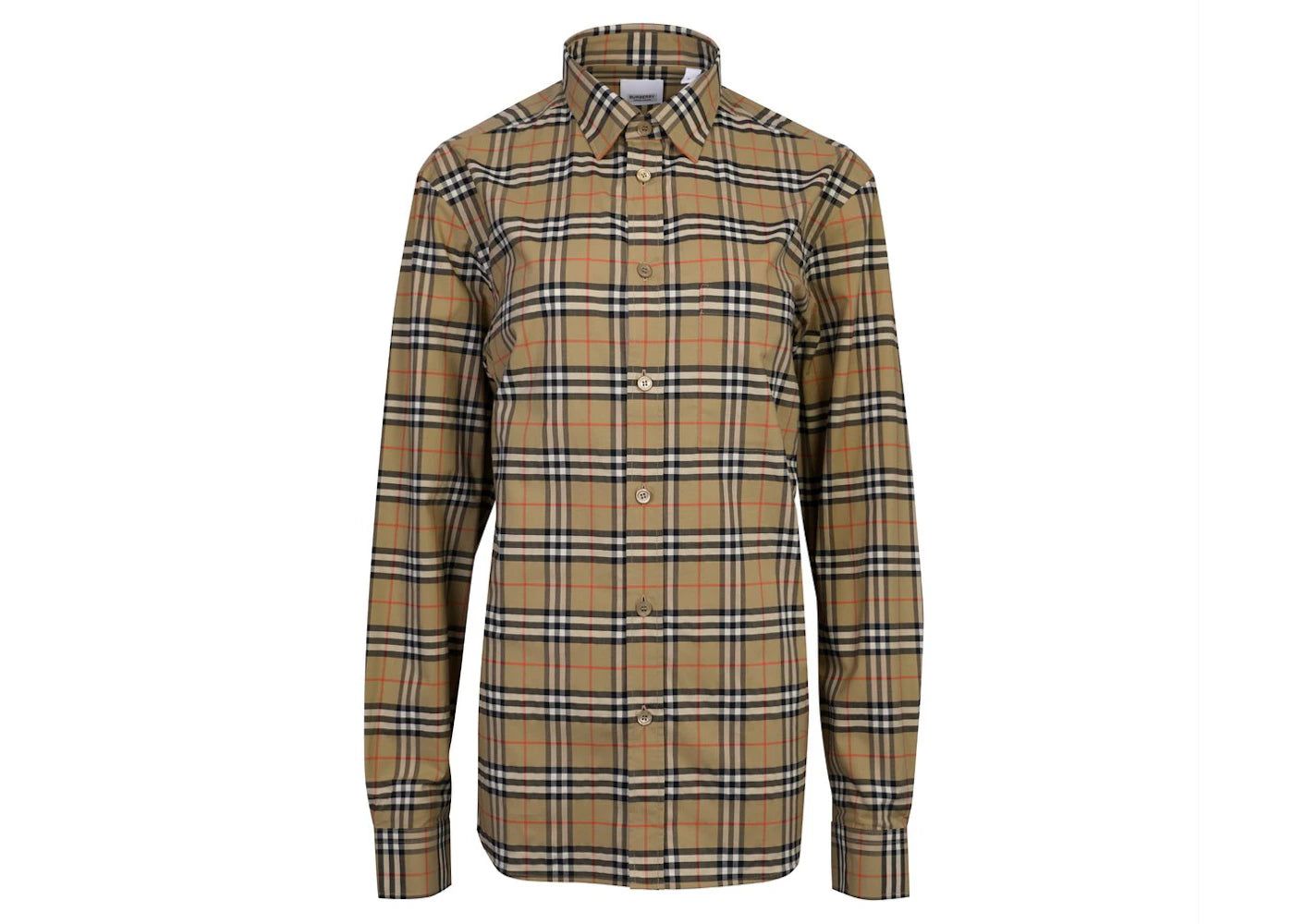 Burberry Small Scale Check Shirt Brown