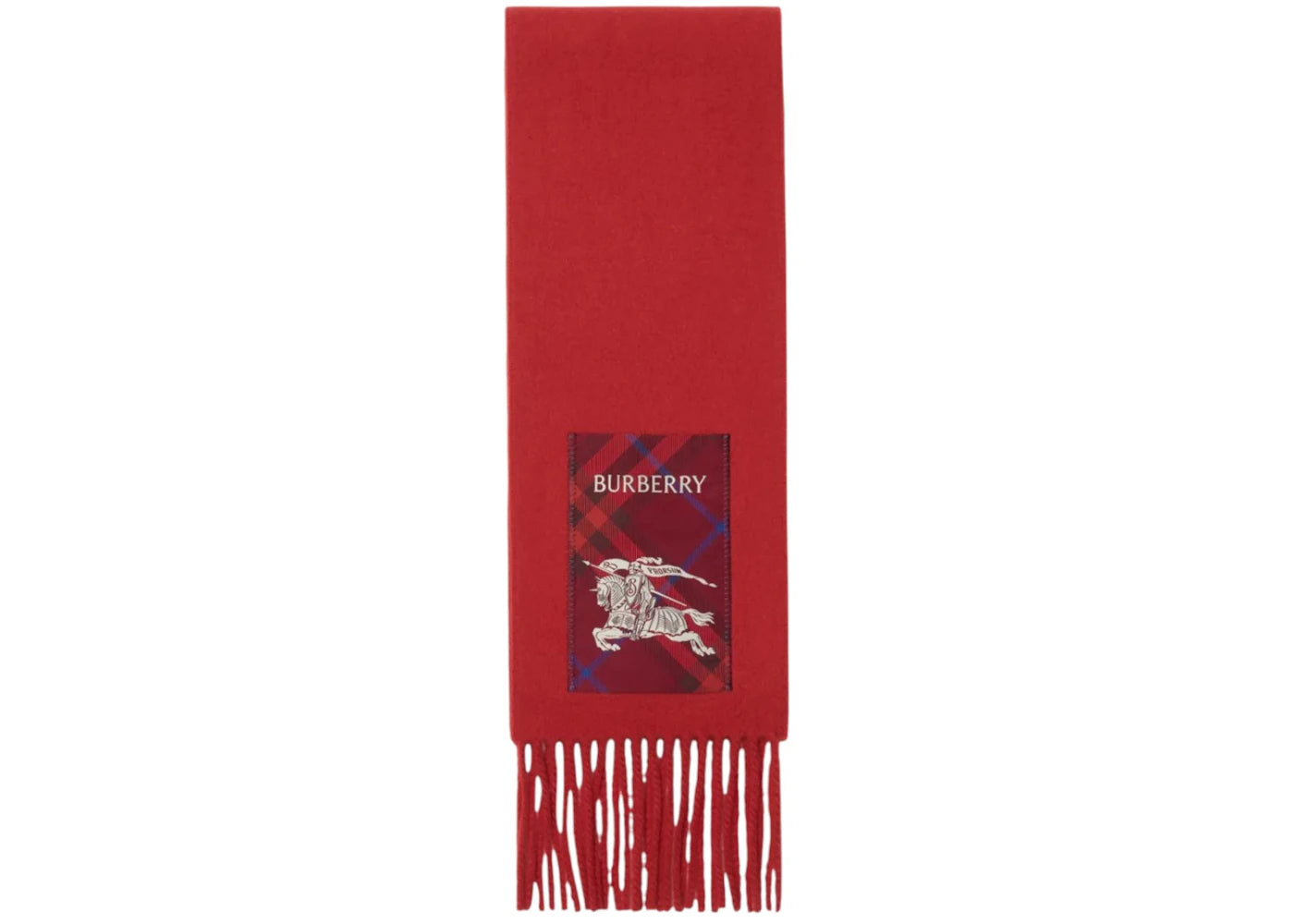 Burberry Solid Label Scarf Rust