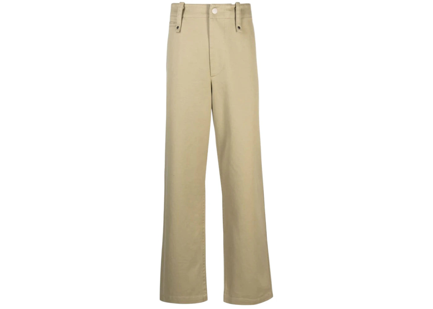 Burberry Straight-Leg Loose-Fit Trousers Beige