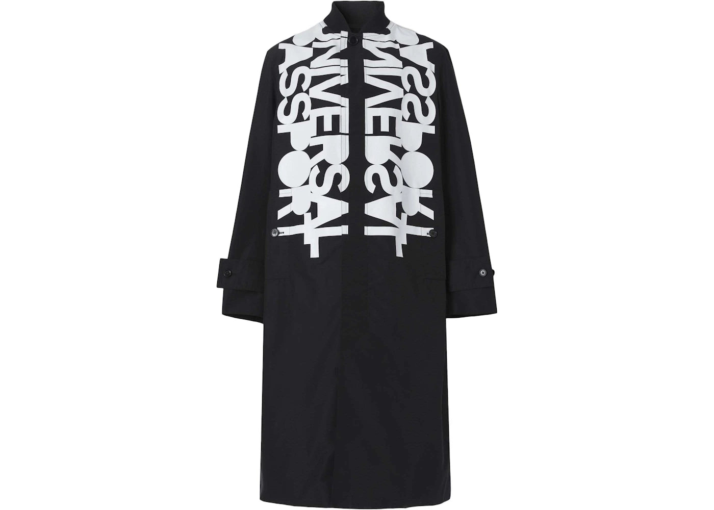 Burberry Universal Passport Coat Black/White