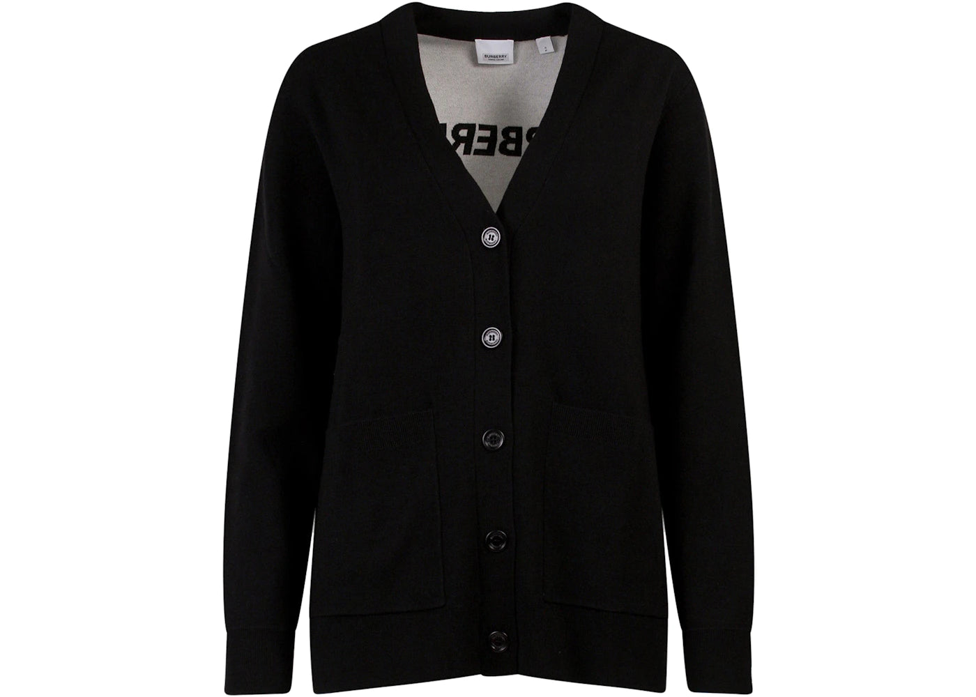 Burberry Women's Wool Blend Cardigan Black