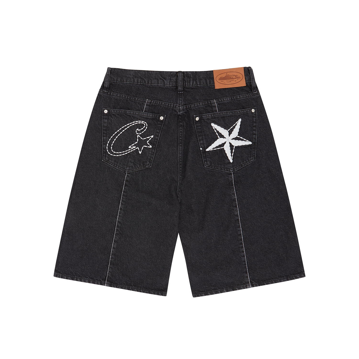 Corteiz C-star Denim Shorts Black