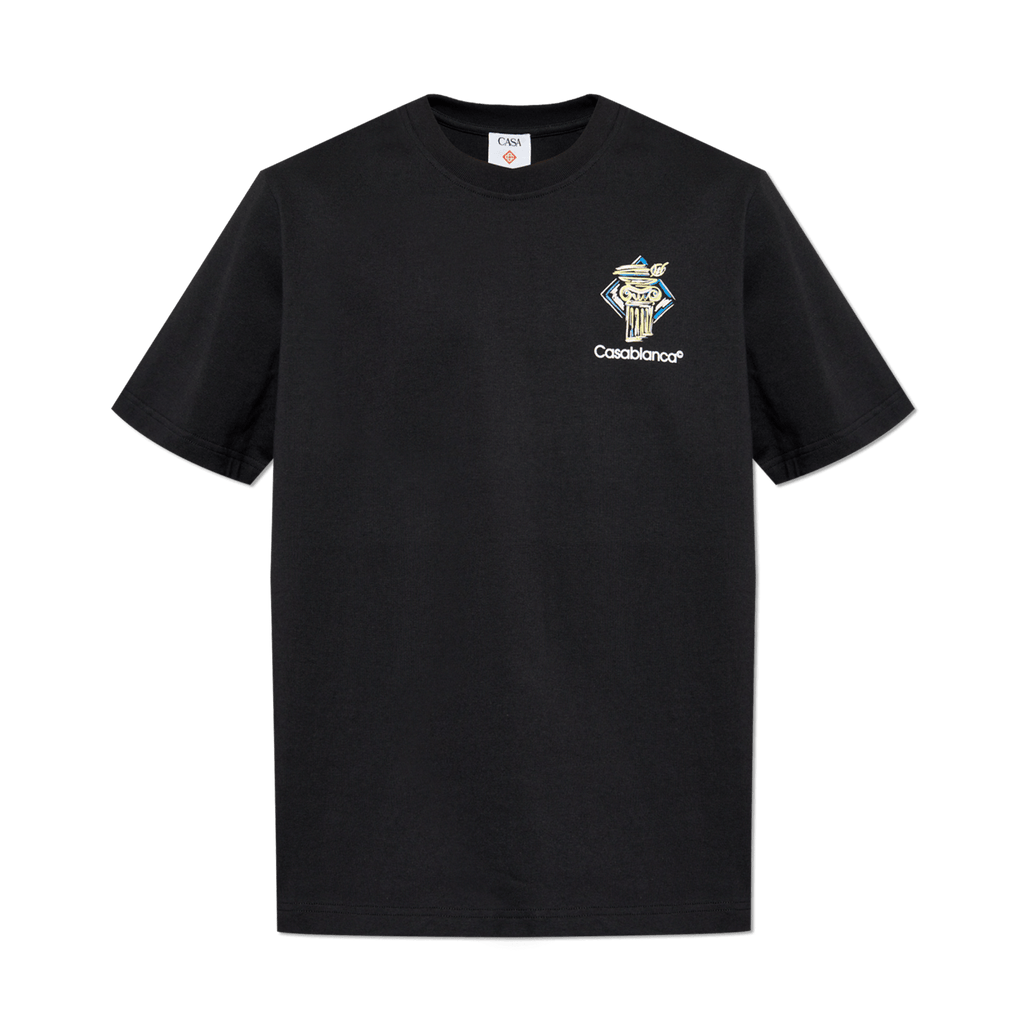Casablanca Diamond Column T-Shirt Black