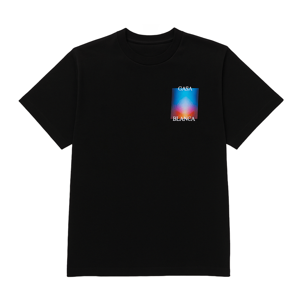 Casablanca Gradient Casa Logo T-Shirt Black
