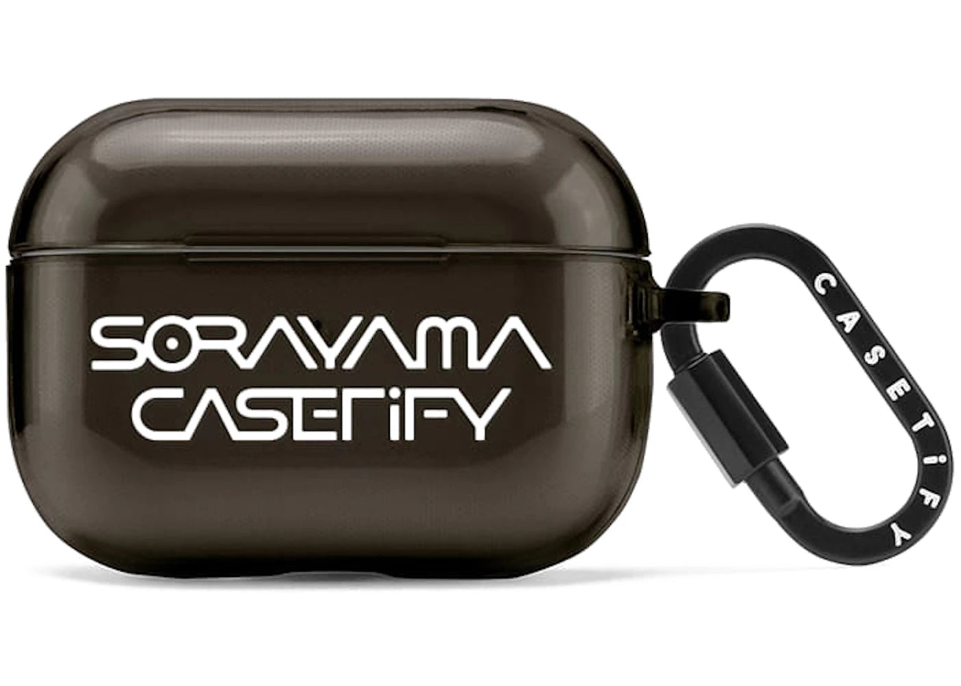 CASETiFY x Sorayama Logo Lockup Airpods Pro Case Black