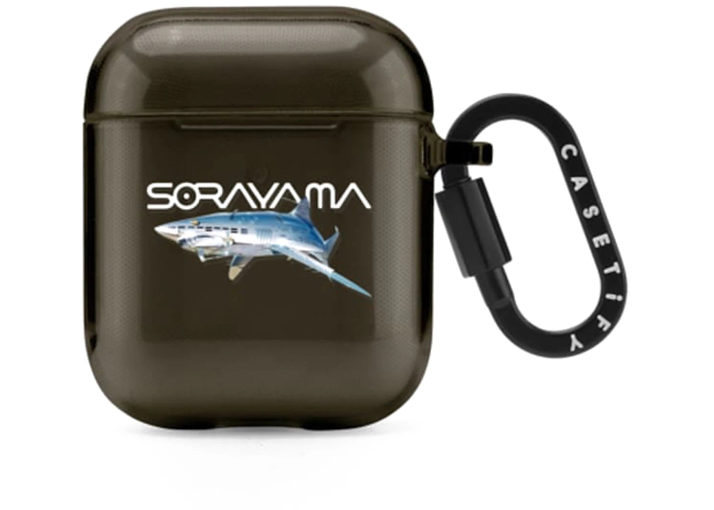 CASETiFY x Sorayama Mega Shark Airpods Case Black