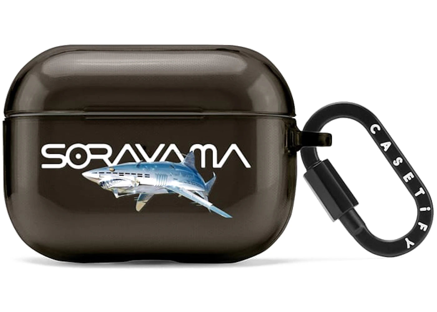 CASETiFY x Sorayama Mega Shark Airpods Pro Case Black
