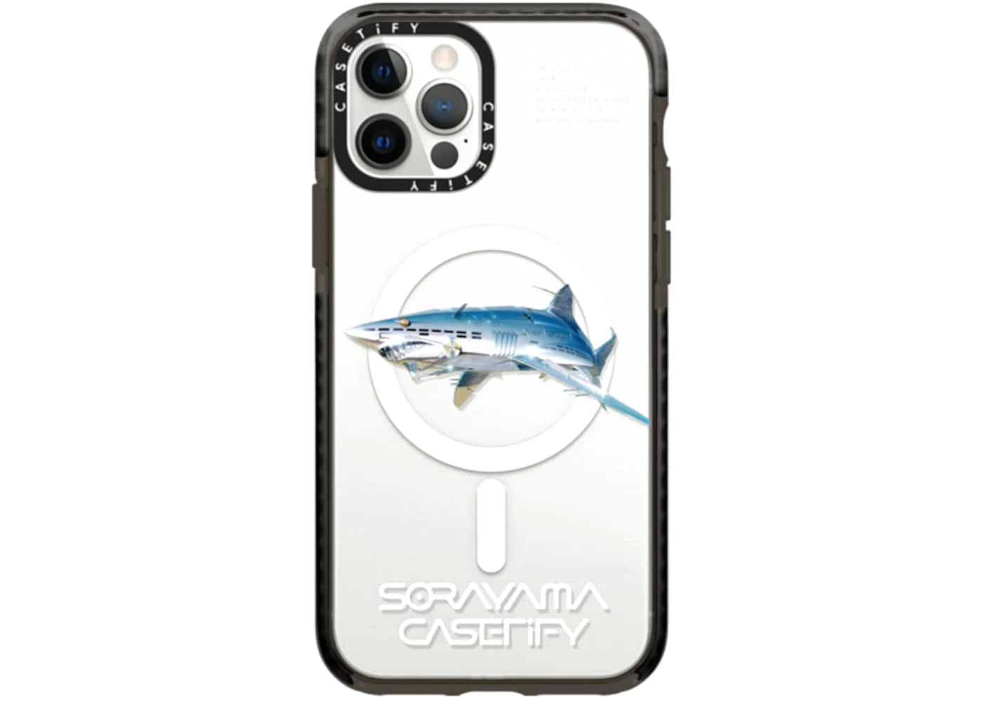 CASETiFY x Sorayama Mega Shark Mega Safe iPhone Case Mirror