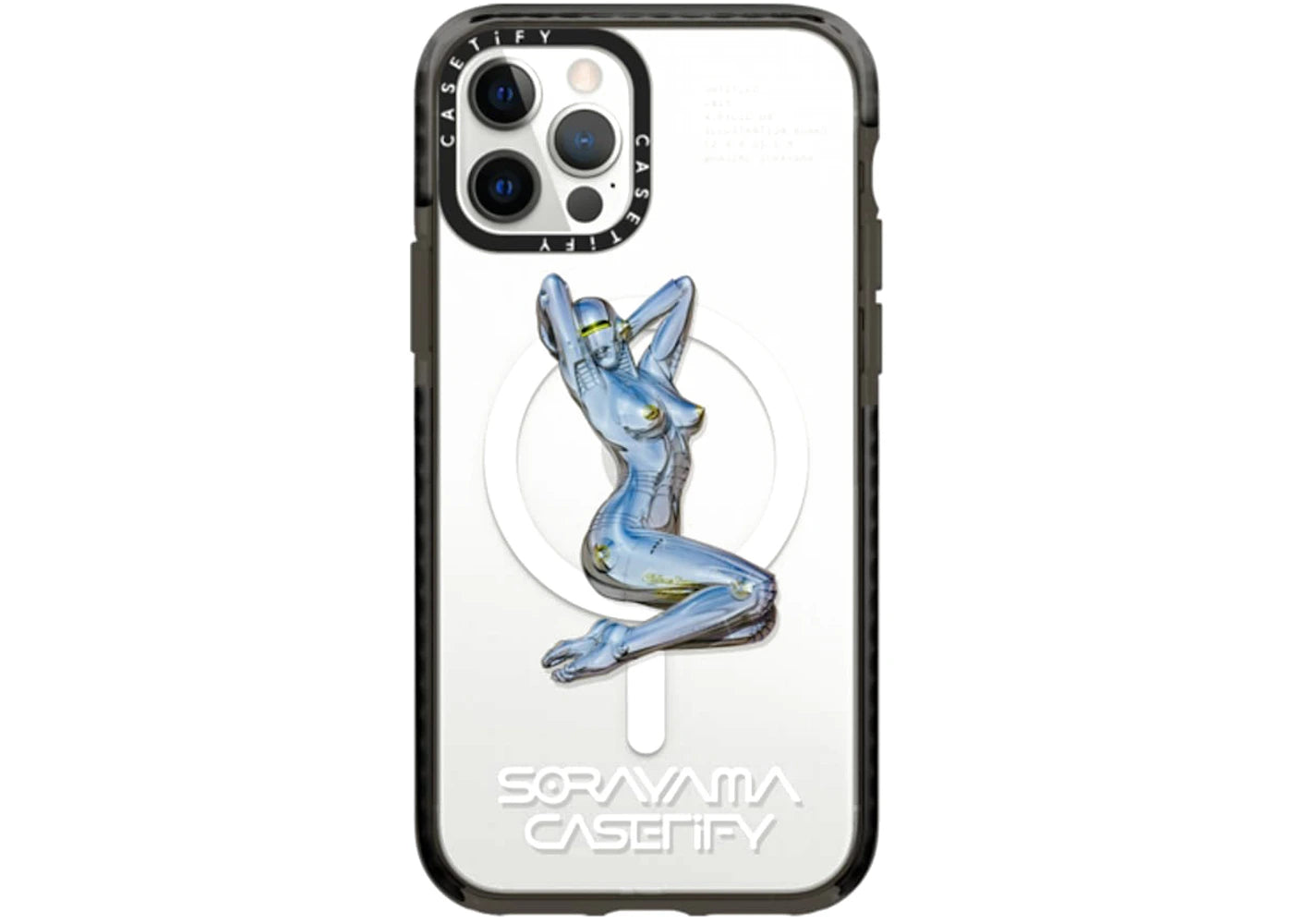 CASETiFY x Sorayama Sext Robot 1 Mega Safe iPhone Case Mirror