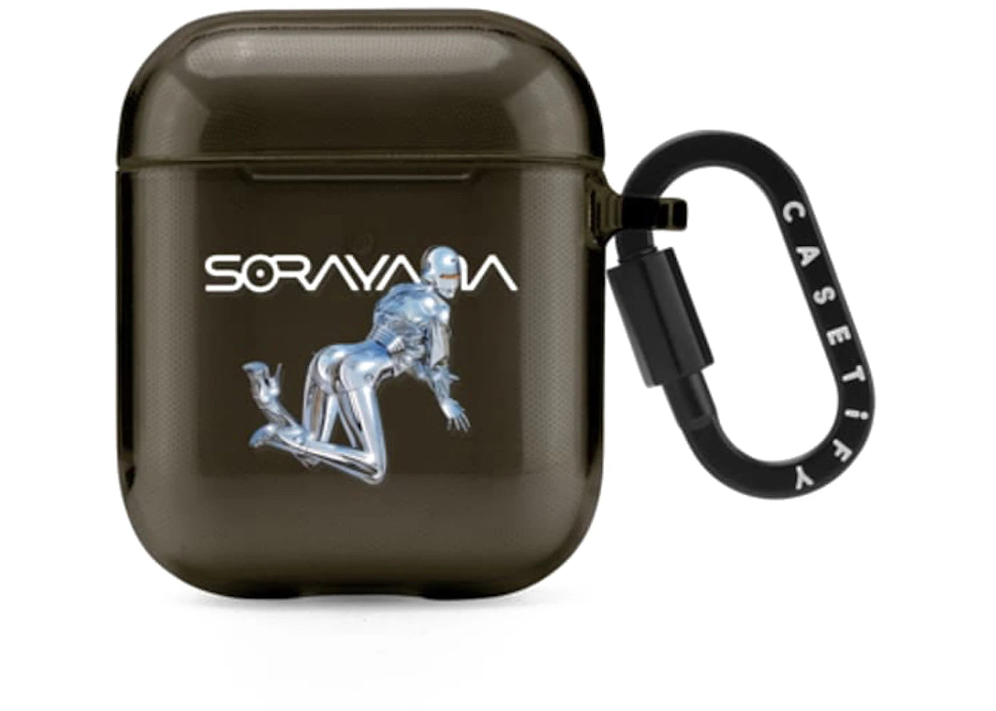 CASETiFY x Sorayama Sexy Robot Airpods Case Black