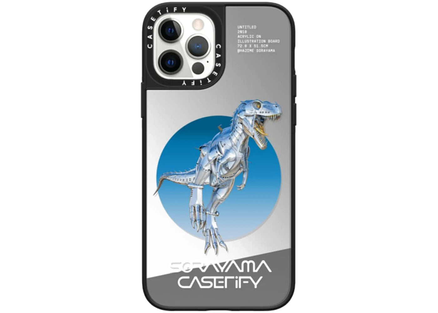 CASETiFY x Sorayama T-Rex iPhone Case Mirror