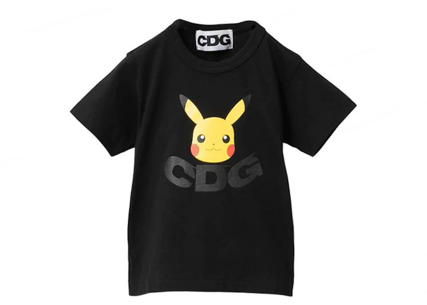 CDG x Pokemon Kids T-Shirt Black