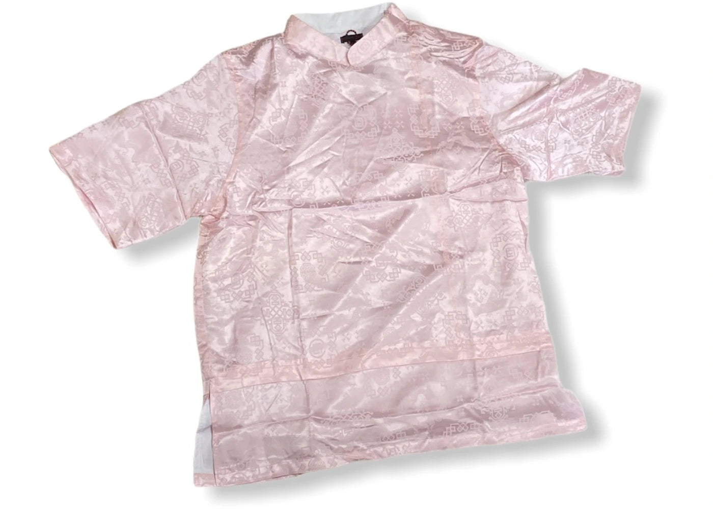 CLOT Silk Pullover Shirt Rose Gold
