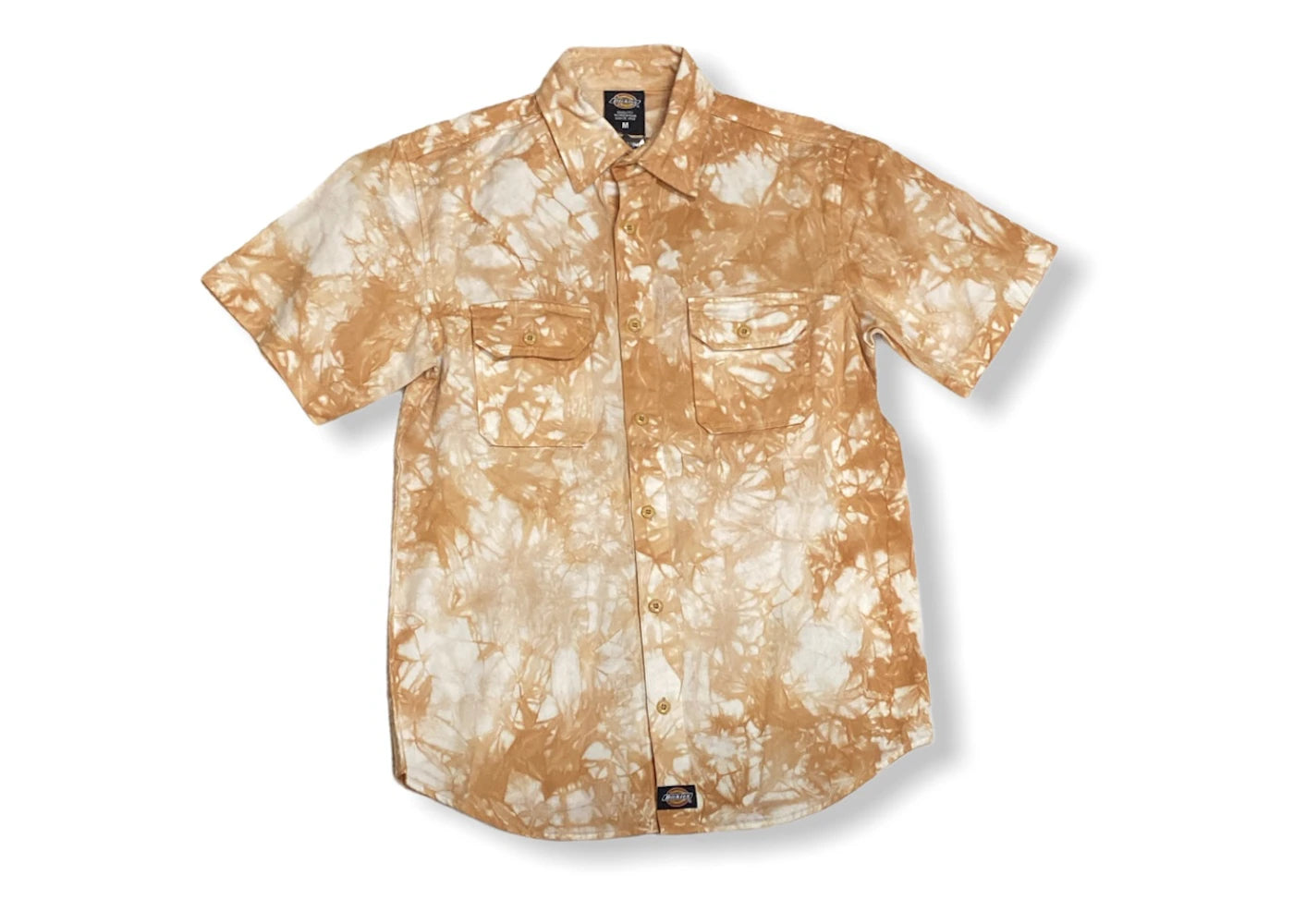 CLOT x Dickies Dragon Tie Dye S/S Work Shirt Brown