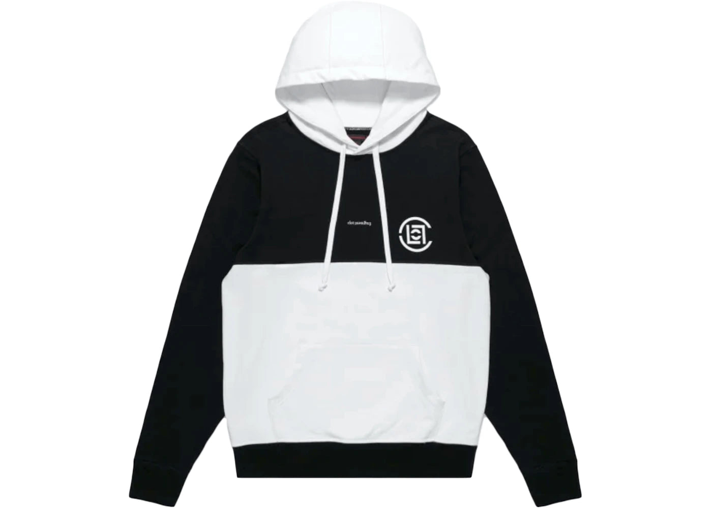 CLOT x Fragment Panda Hoodie White/Black