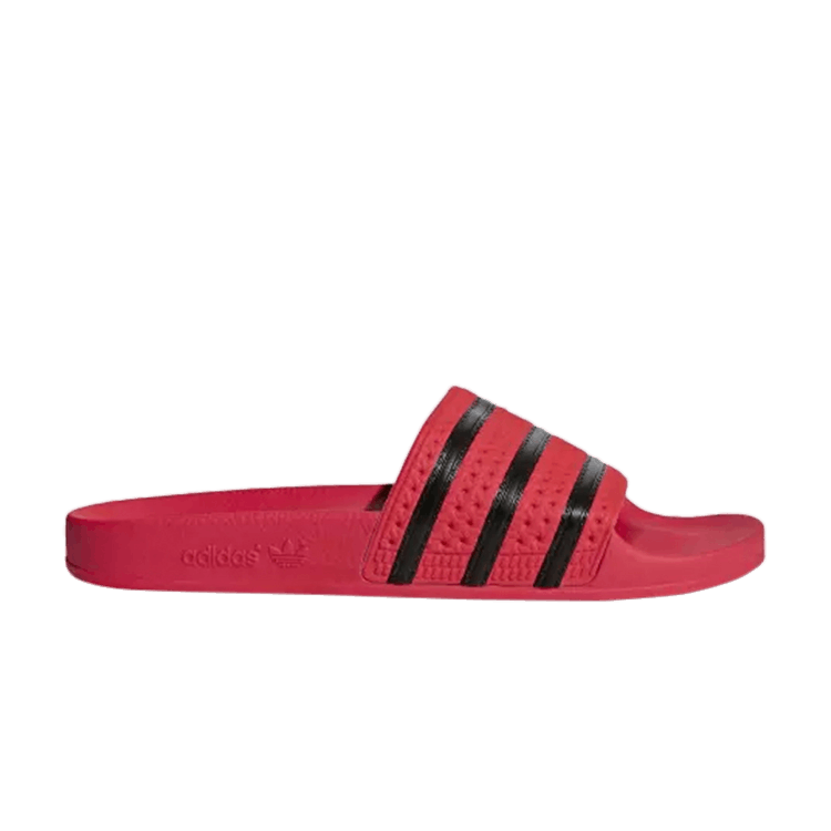 adidas Adilette Real Coral Black-Real Coral