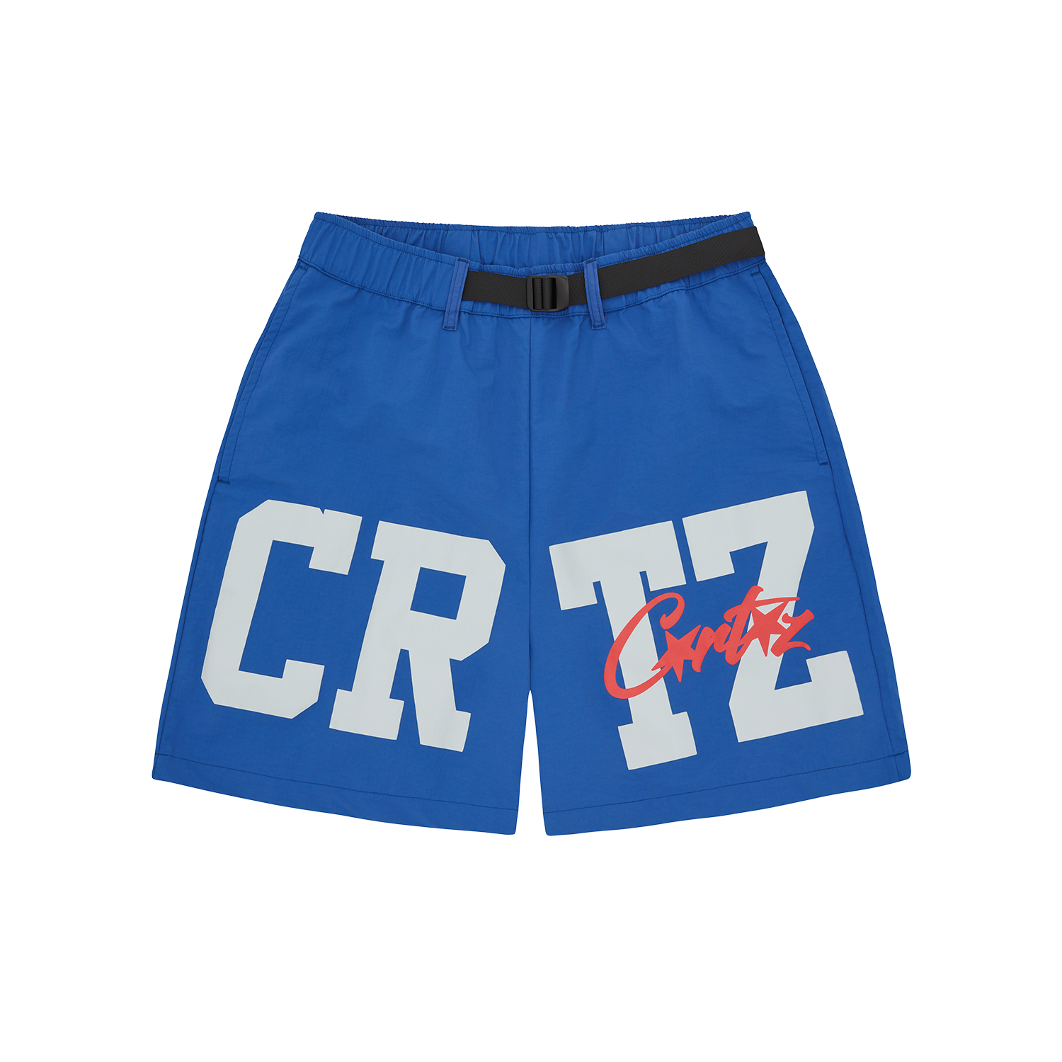 Corteiz Crtz Nylon Shorts Royal Blue