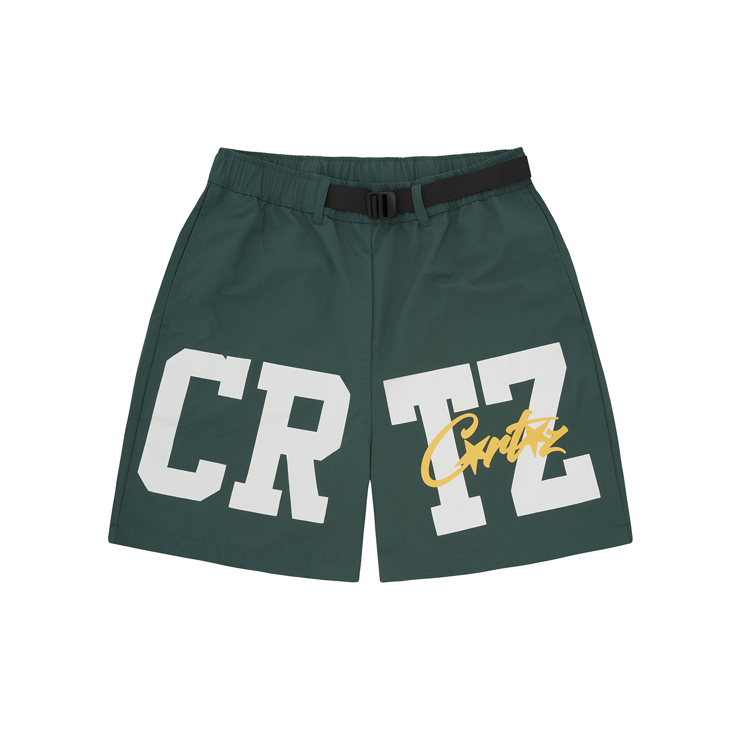 Corteiz CRTZ Nylon Shorts Green