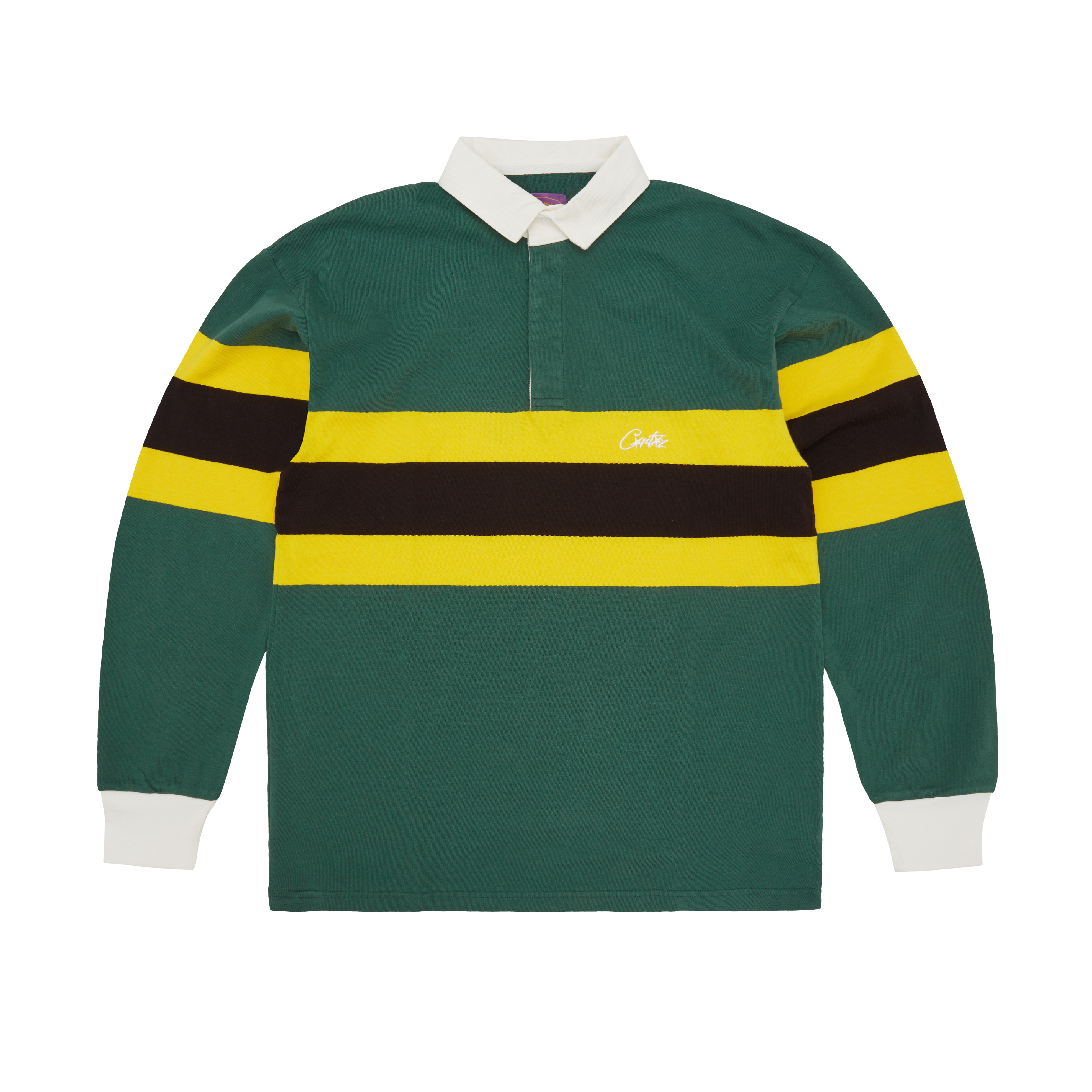 Corteiz Rugby Shirt Forest Green