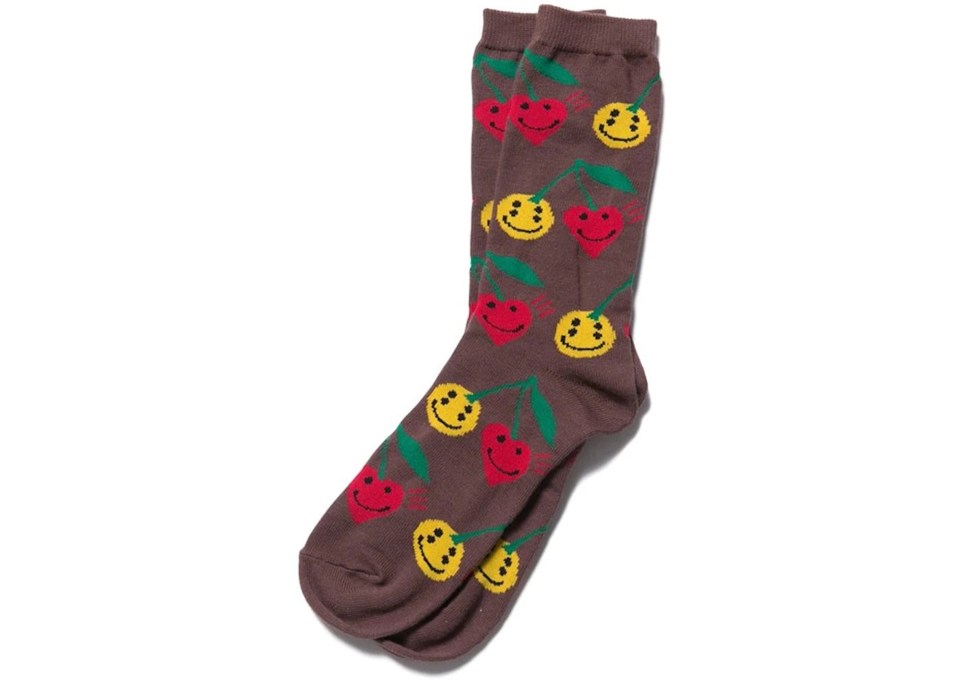 Cactus Plant Flea Market x  Human Made We're Good! Pattern Socks Brown/Multi