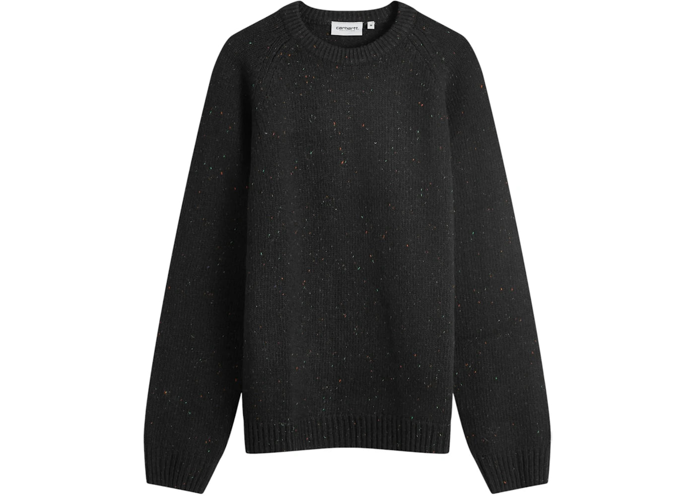 Carhartt WIP Anglistic Crew Knit Speckled Black