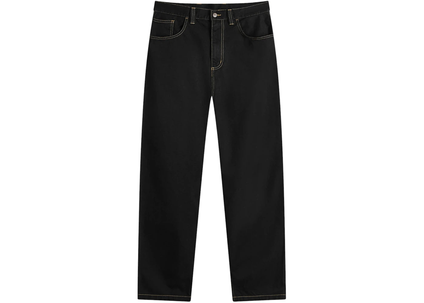 Carhartt WIP Brandon Loose Straight Jeans Black Rinsed