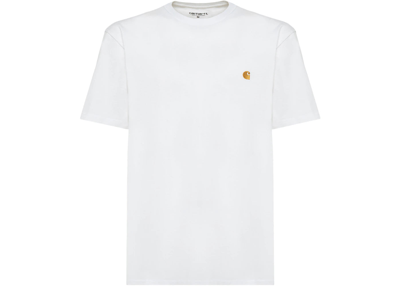 Carhartt WIP Chase Crew Neck T-Shirt White/Gold