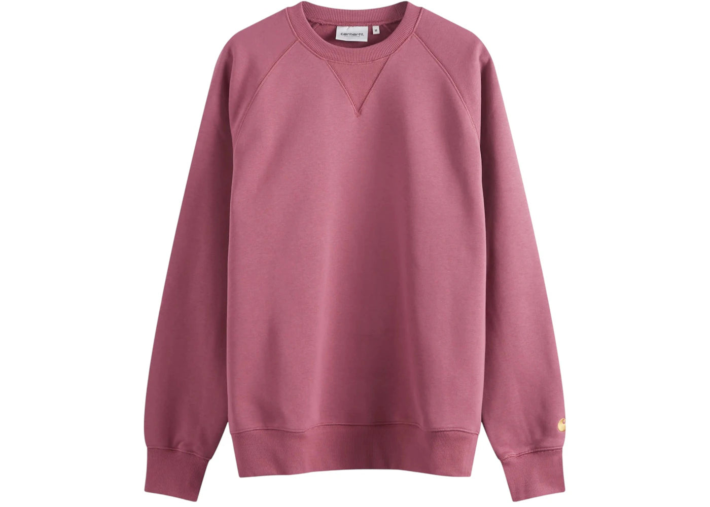 Carhartt WIP Chase Crew Sweatshirt Dusty Fuchsia/Gold