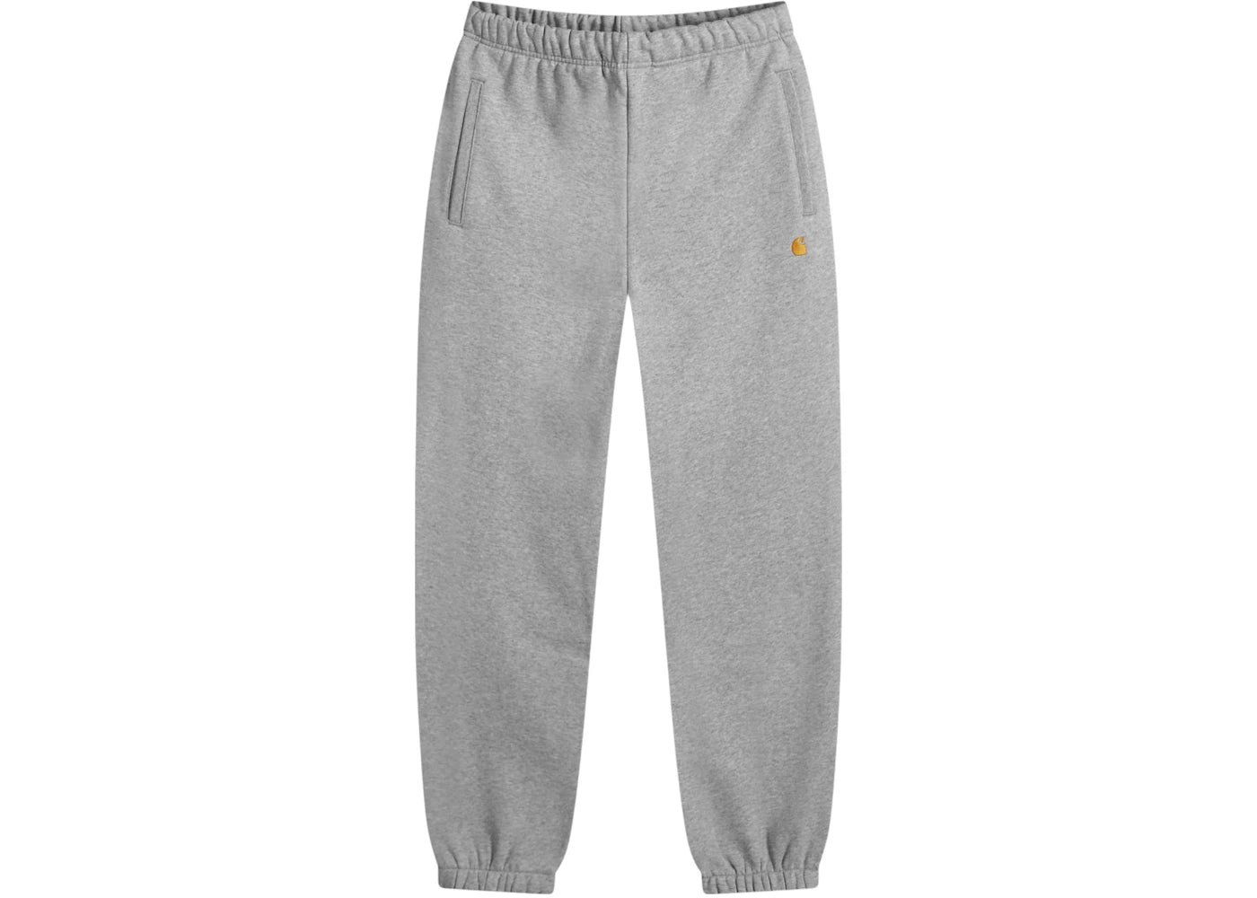 Carhartt WIP Chase Sweat Pants Grey Heather/Gold