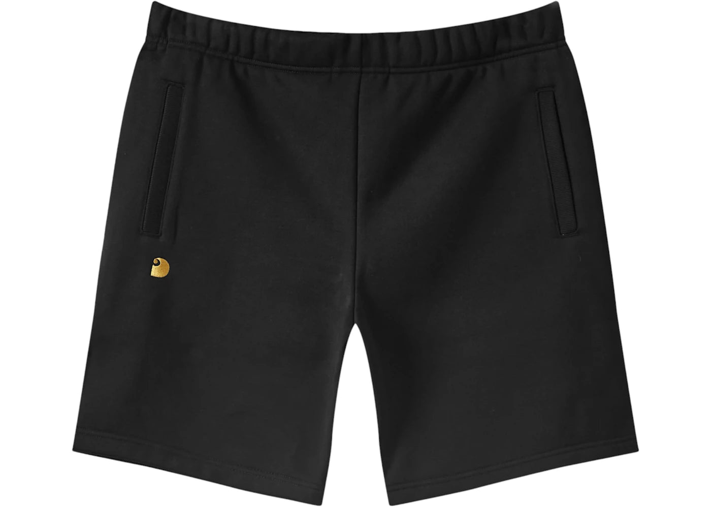 Carhartt WIP Chase Sweat Shorts Black/Gold