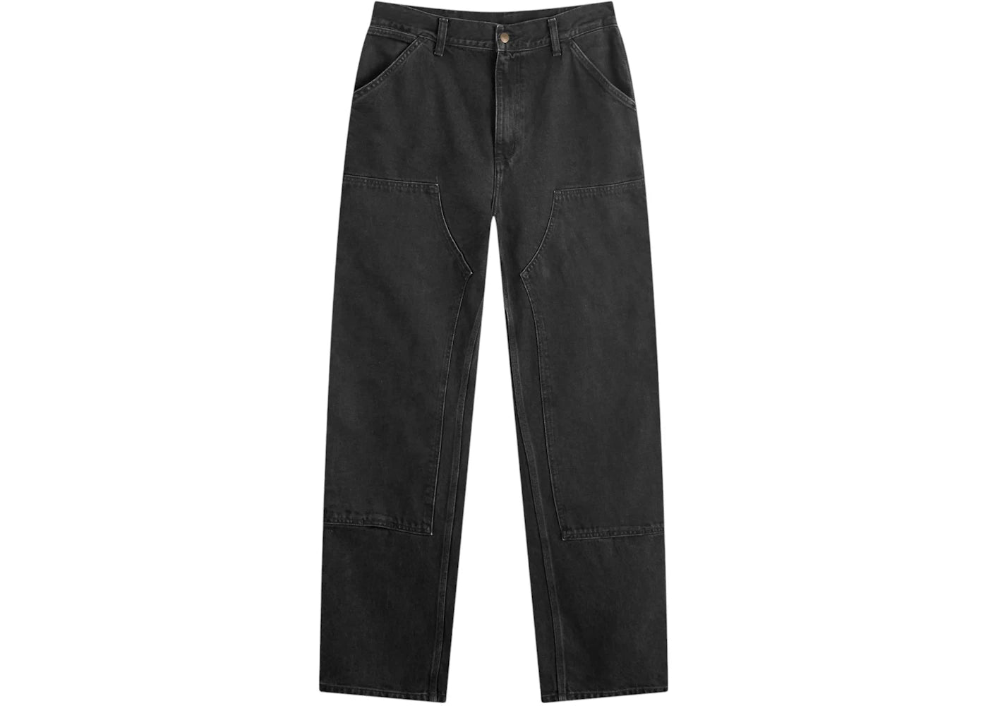 Carhartt WIP Denim Double Knee Pant Black Stone Washed