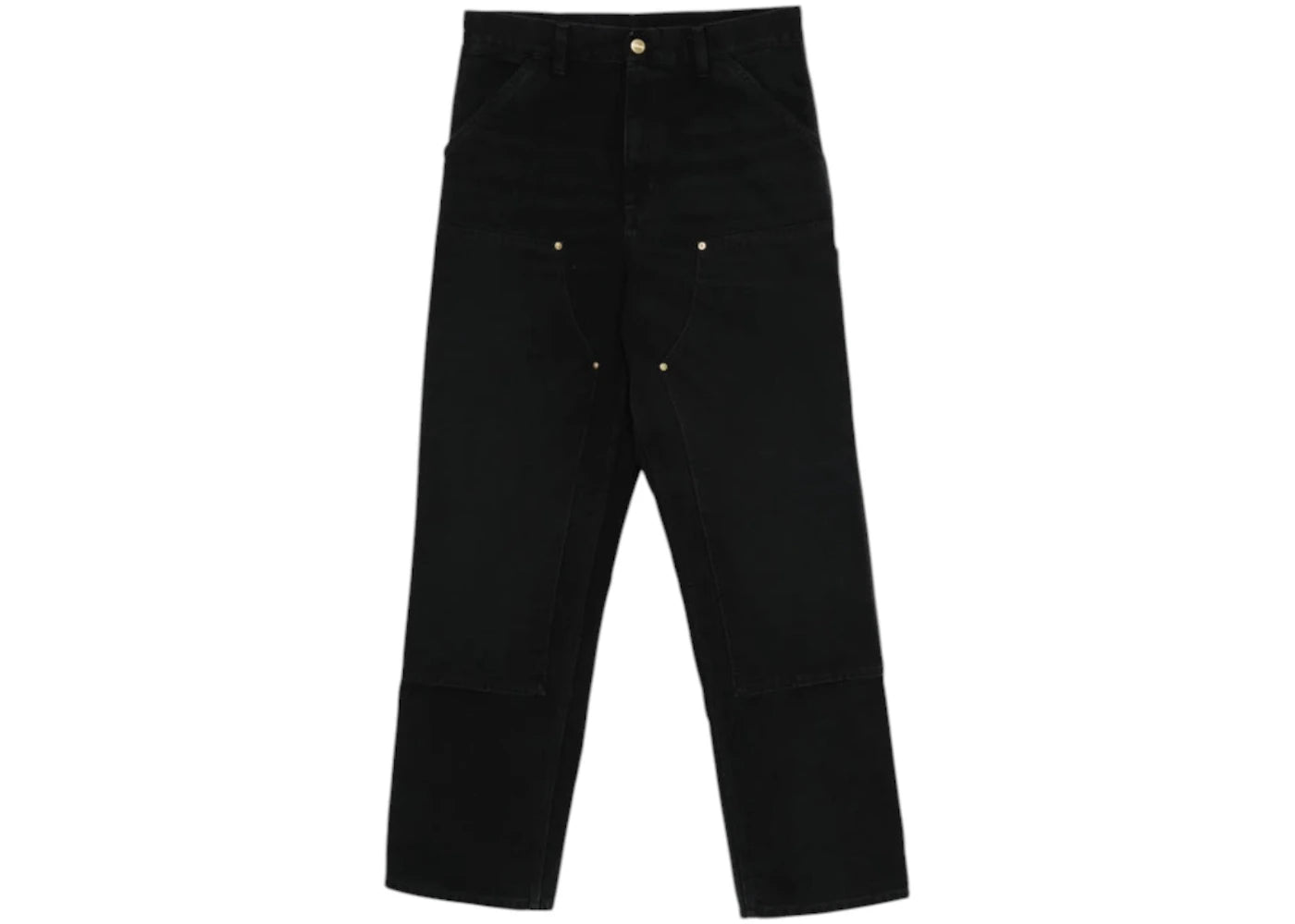 Carhartt WIP Double Knee Pants Black (Stone Canvas)