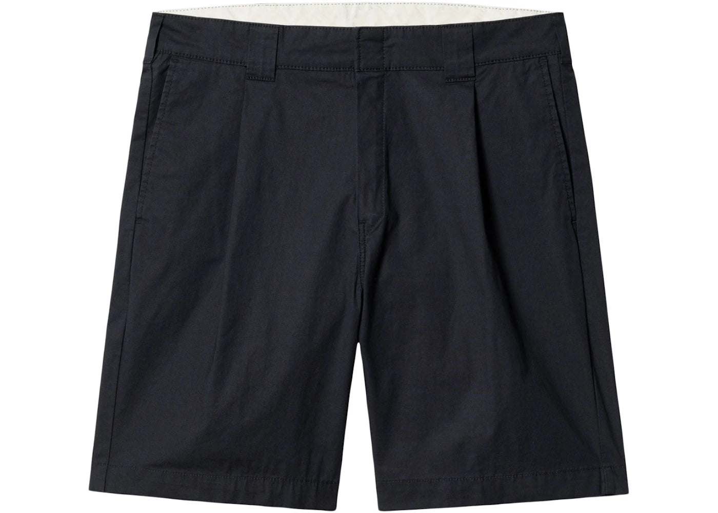 Carhartt WIP Grand Deltona Stretch Poplin 5.5oz Relaxed Fit Shorts Dark Navy