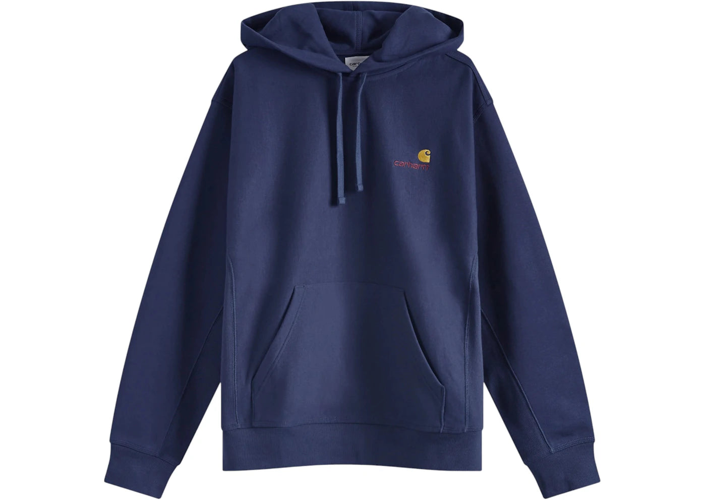 Carhartt WIP Hooded American Script Crew Sweatshirt Air Force Blue
