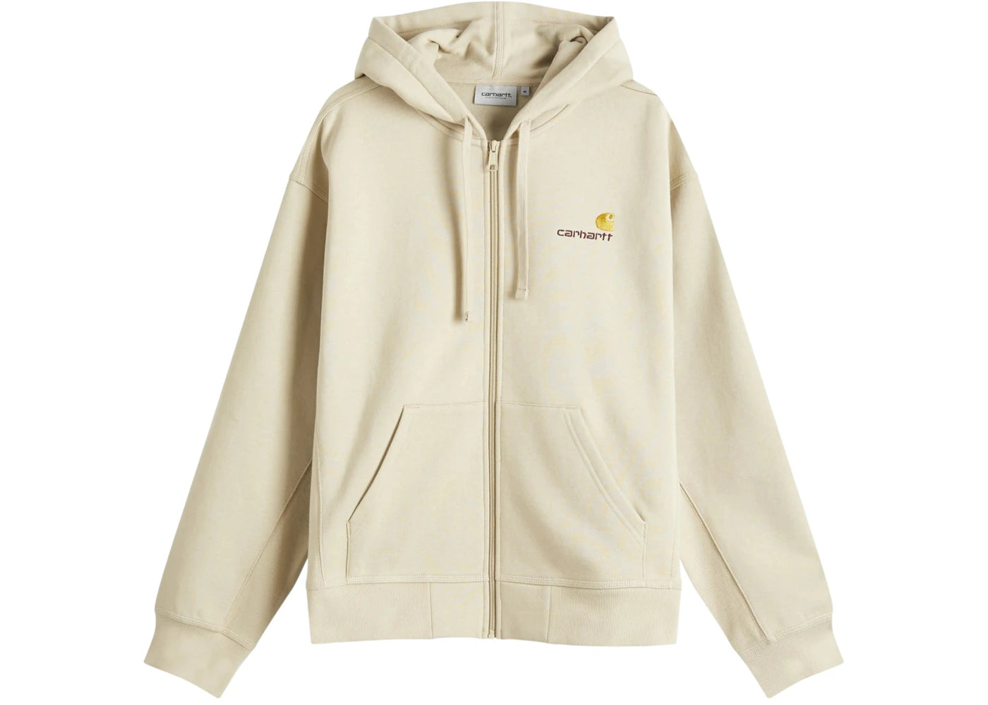 Carhartt WIP Hooded American Script Jacket Fleur De Sel