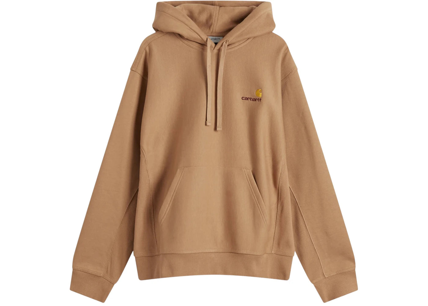 Carhartt WIP Hooded American Script Sweatshirt Peanut