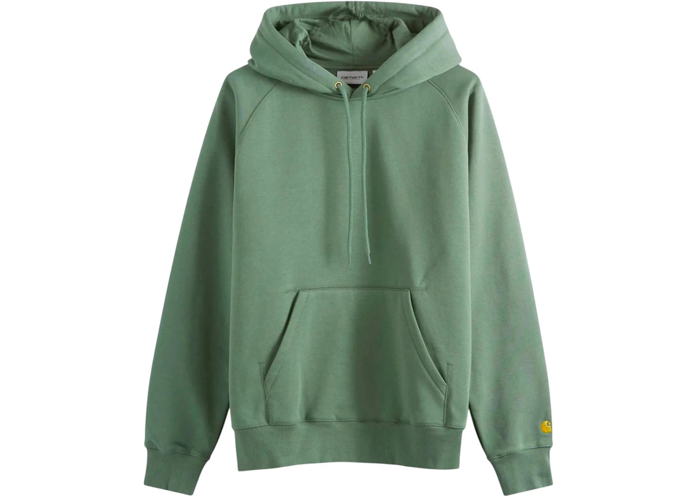 Carhartt WIP Hooded Chase Crew Sweatshirt Duck Green/Gold
